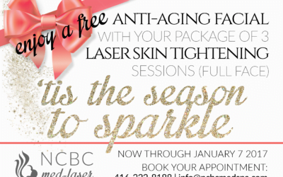 ‘Tis the season to sparkle! Free anti-aging facial…